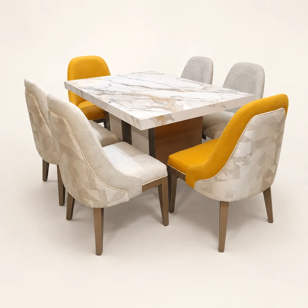 Comedor STYLHOUSE, estilo catálogo blanco
