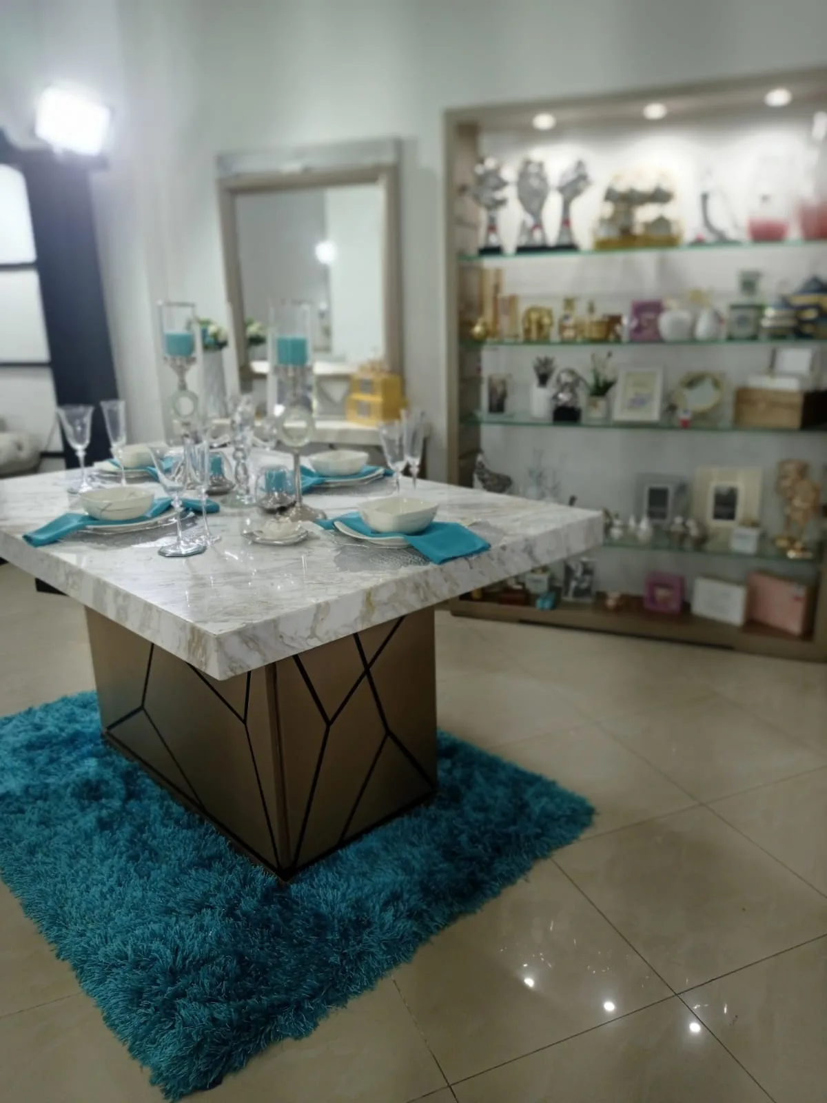 Comedor mesa mármol