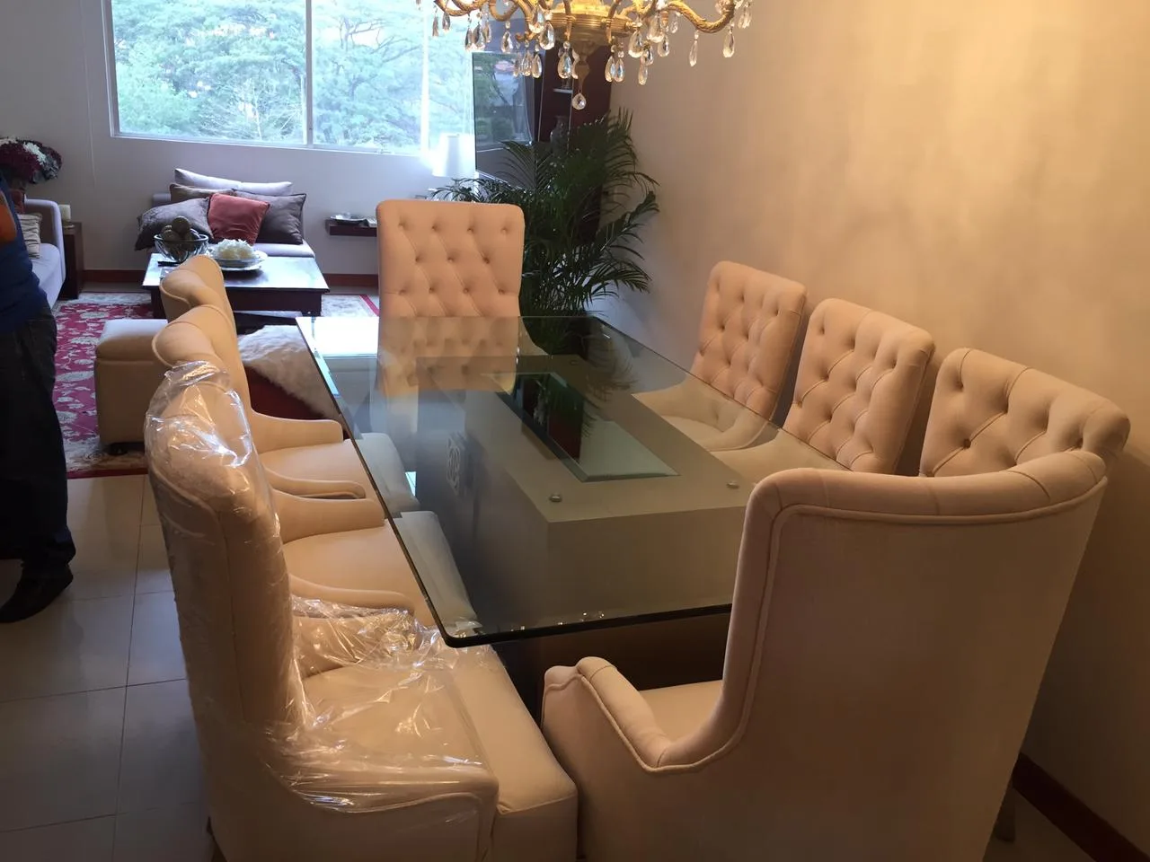 Comedor mesa vidrio