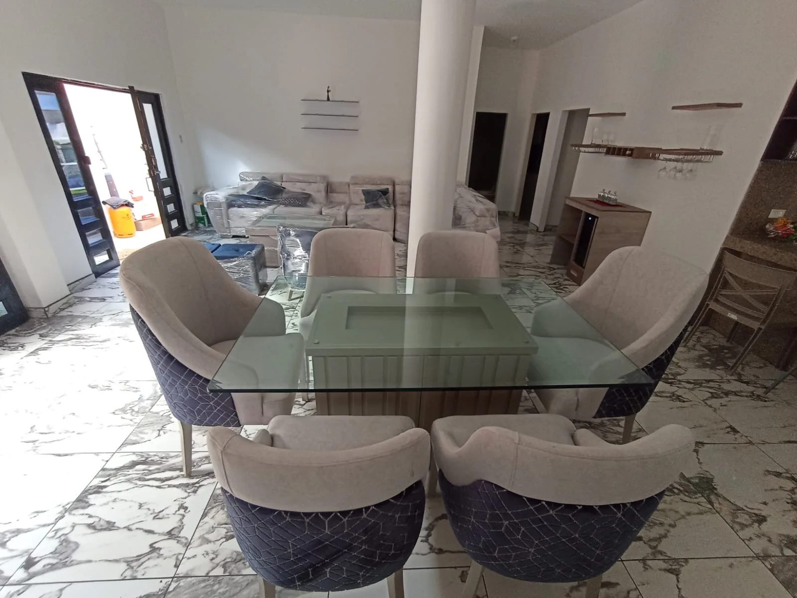 Comedor mesa vidrio