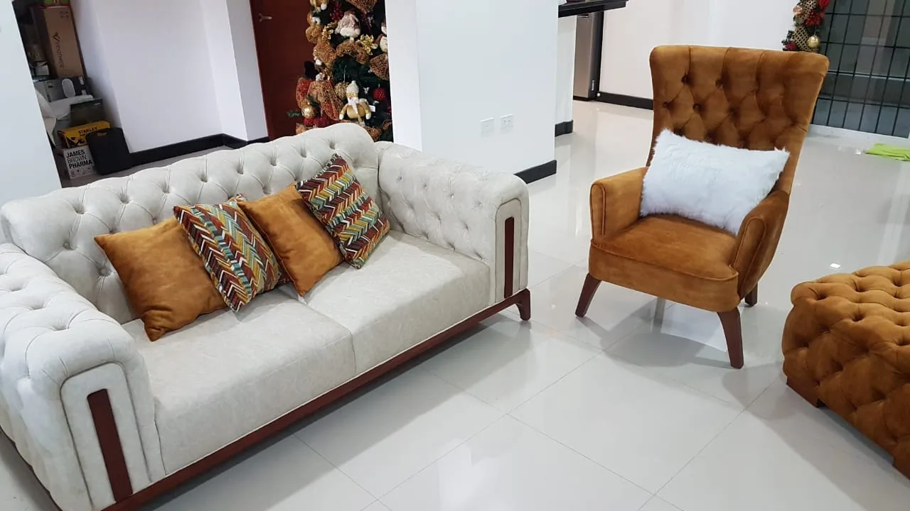 Sofa 3 puestos CAPRINI Linea Contemporanea